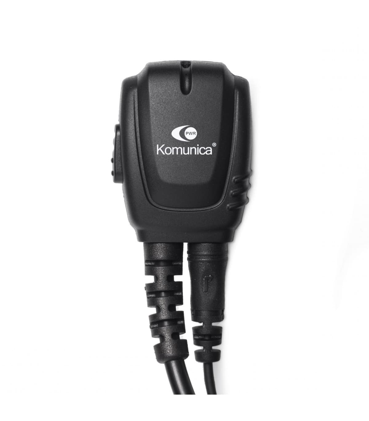 Komunica PWR-2302-TUB mikrofonosłuchawka z fonowodem wtyk 2-pin Kenwood Baofeng Wouxun AnyTone TYT itp.