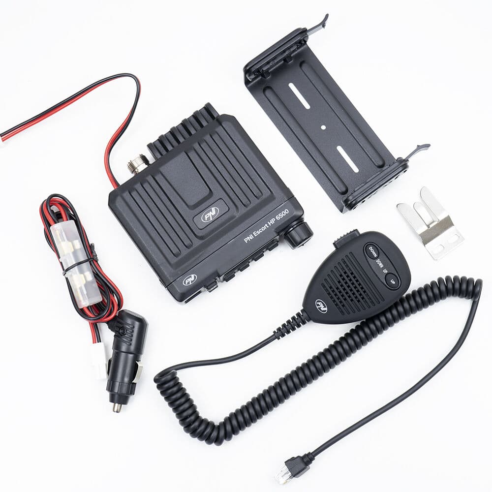 PNI Escort HP 6500 + antena CB Extra 48 długość 45cm - dyskretny zestaw CB radio