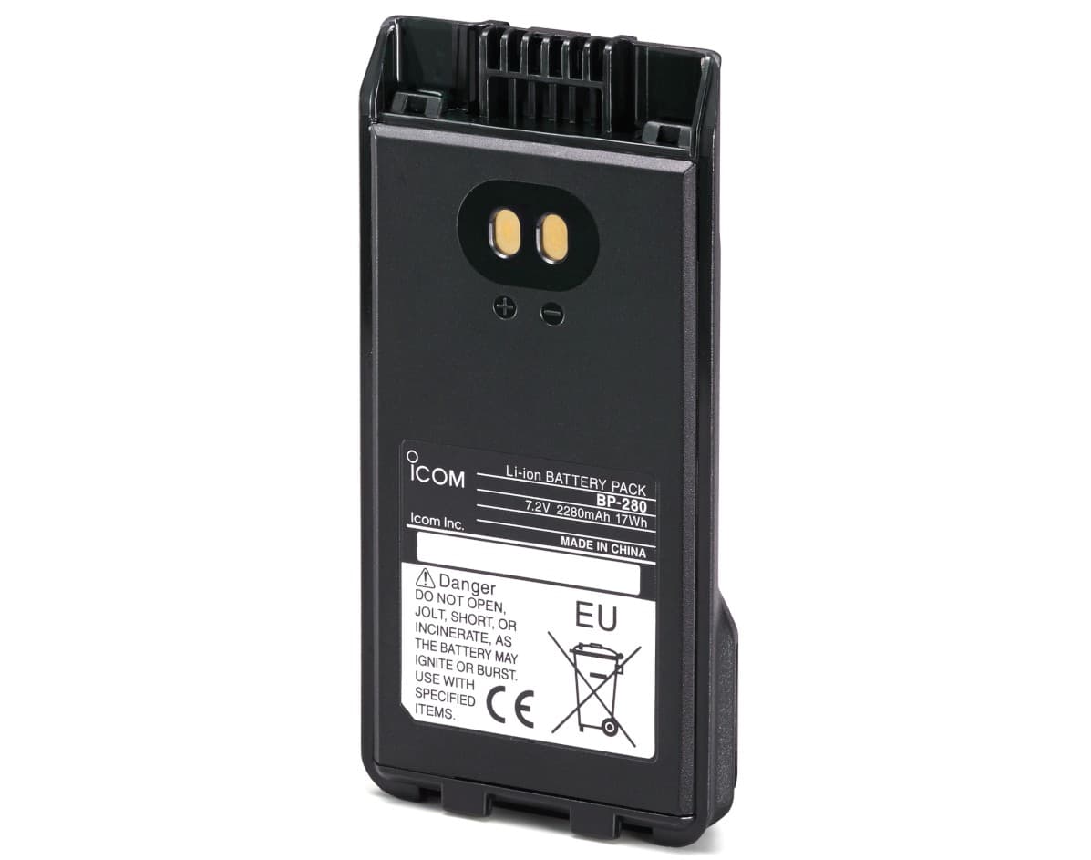 Icom BP-280 bateria 2280mAh akumulator do radiostacji ICOM IC-F1000, IC-F2000, IC-F29SR, IC-F29SR2 IC-F29SDR, IC-A16E, IC-T10 (oryginał, następca BP-279)