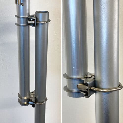 GRAZIOLI MV7 antena wielopasmowa HF/VHF 7-50MHz - 1/4 fali pasma 40, 20, 17, 15, 12, 10, 6m - długość 897cm