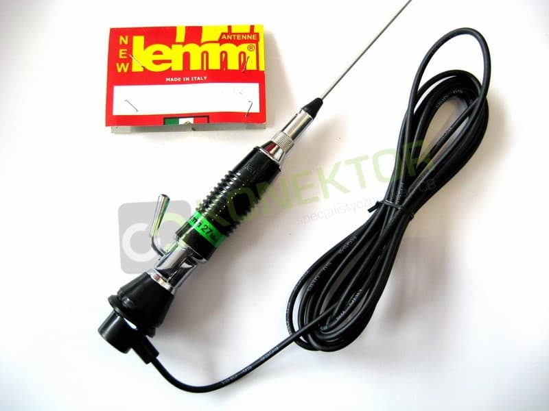 LEMM AT-72 MAGNUM (AT72) z klamką Antena CB 165cm kabel 4m + UCHWYT RELINGOWY BRV-3