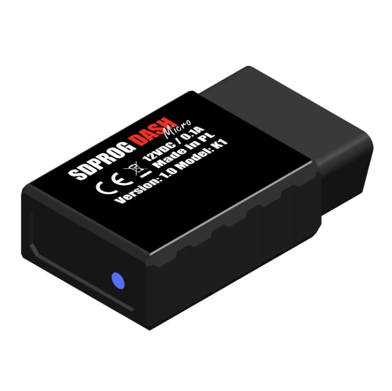 SDPROG DASH MICRO K1 kompaktowy monitor filtra DPF FAP GPF przez OBD2 do Hyundai, KIA