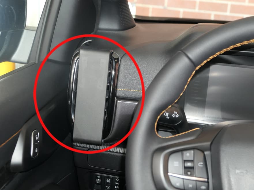 Brodit ProClip do Ford Ranger 23-26, Raptor 23-26, Wildtrak 23-26 uchwyt samochodowy w kratkę wentylacyjną 805834 *SUPERJAKOŚĆ* 5 lat gwarancji