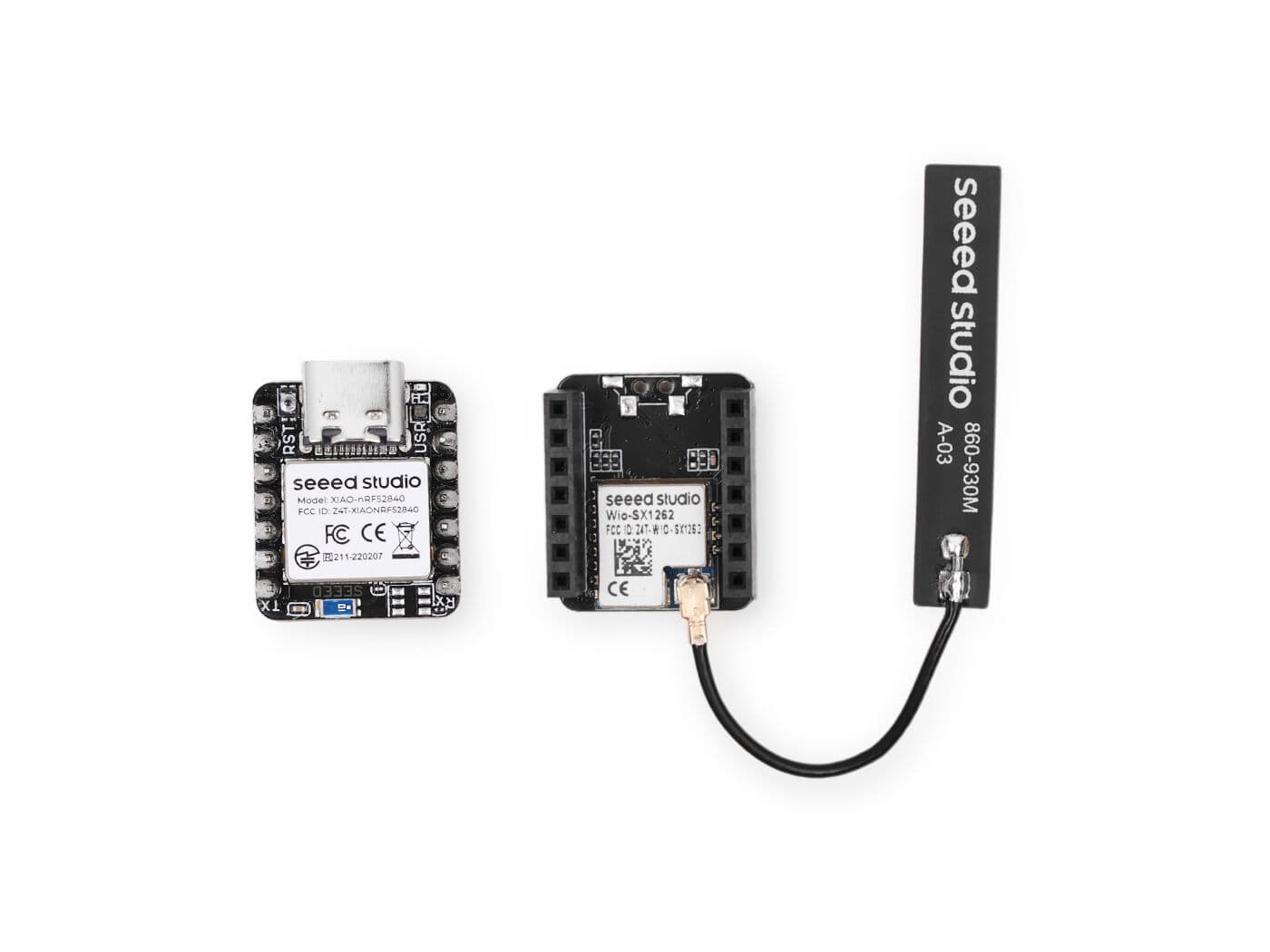 XIAO nRF52840 + Wio-SX1262 - moduł zestaw do sieci Meshcore Meshtastic LoRaWAN 868MHz