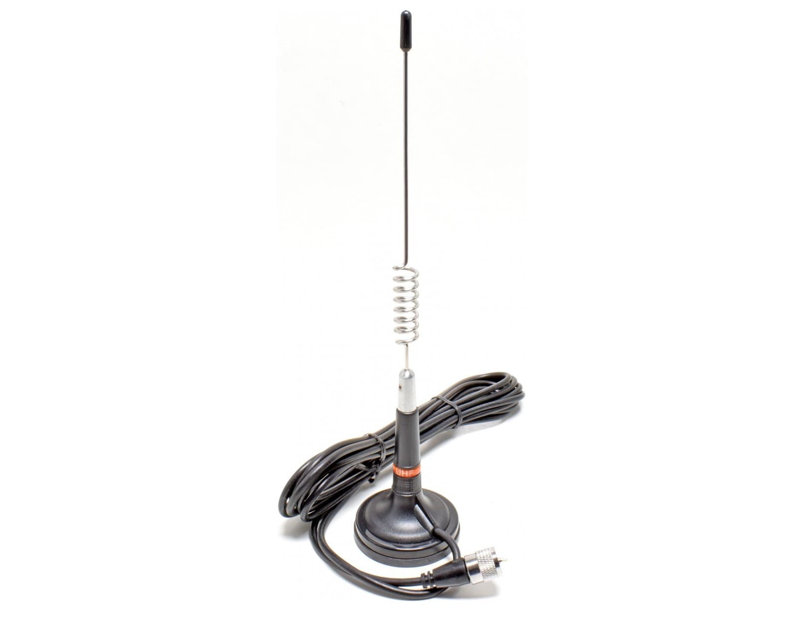 TEAM MINIMAG DB dyskretna antena dual band VHF UHF 144/430MHz, długość 30cm, podstawa magnetyczna