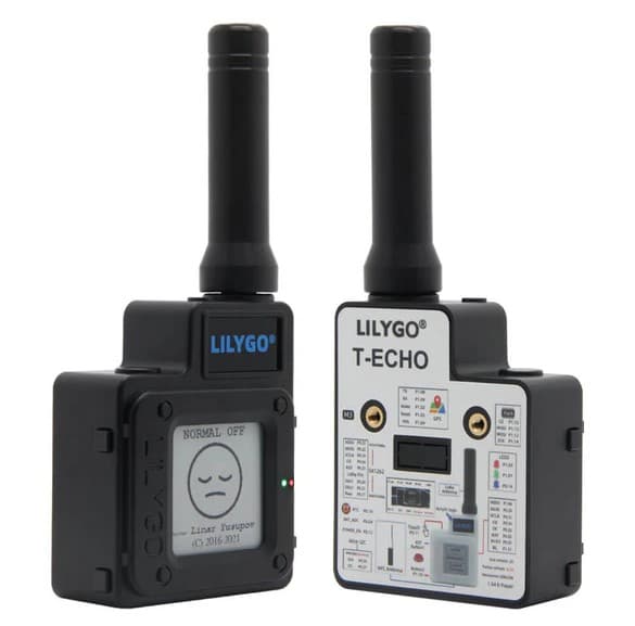 LILYGO T-ECHO Meshtastic BME280 868MHz node LoRa mesh, e-ink, GPS