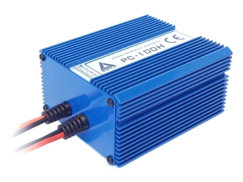 AZO PC-100H Przetwornica napięcia DC 10-30V / 13.8V moc 100W IP67 - izolowana, wodoszczelna przetwornica napięcia 12V - 5 lat gwarancji, produkcja polska