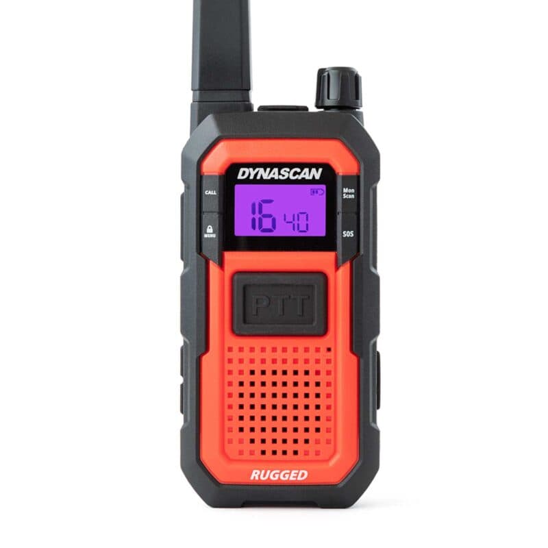 DYNASCAN RUGGED wytrzymała krótkofalówka na budowę - walkie talkie PMR, wodoodporność IP67, USB-C, 3 lata gwarancji