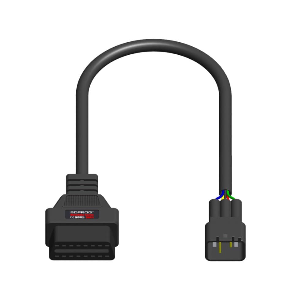 Zestaw do diagnostyki motocykli JUNAK M11, M12, M14, M16, Euro 4 / Euro 5 - interfejs SDPROG OBD PRO + licencja + SDA11