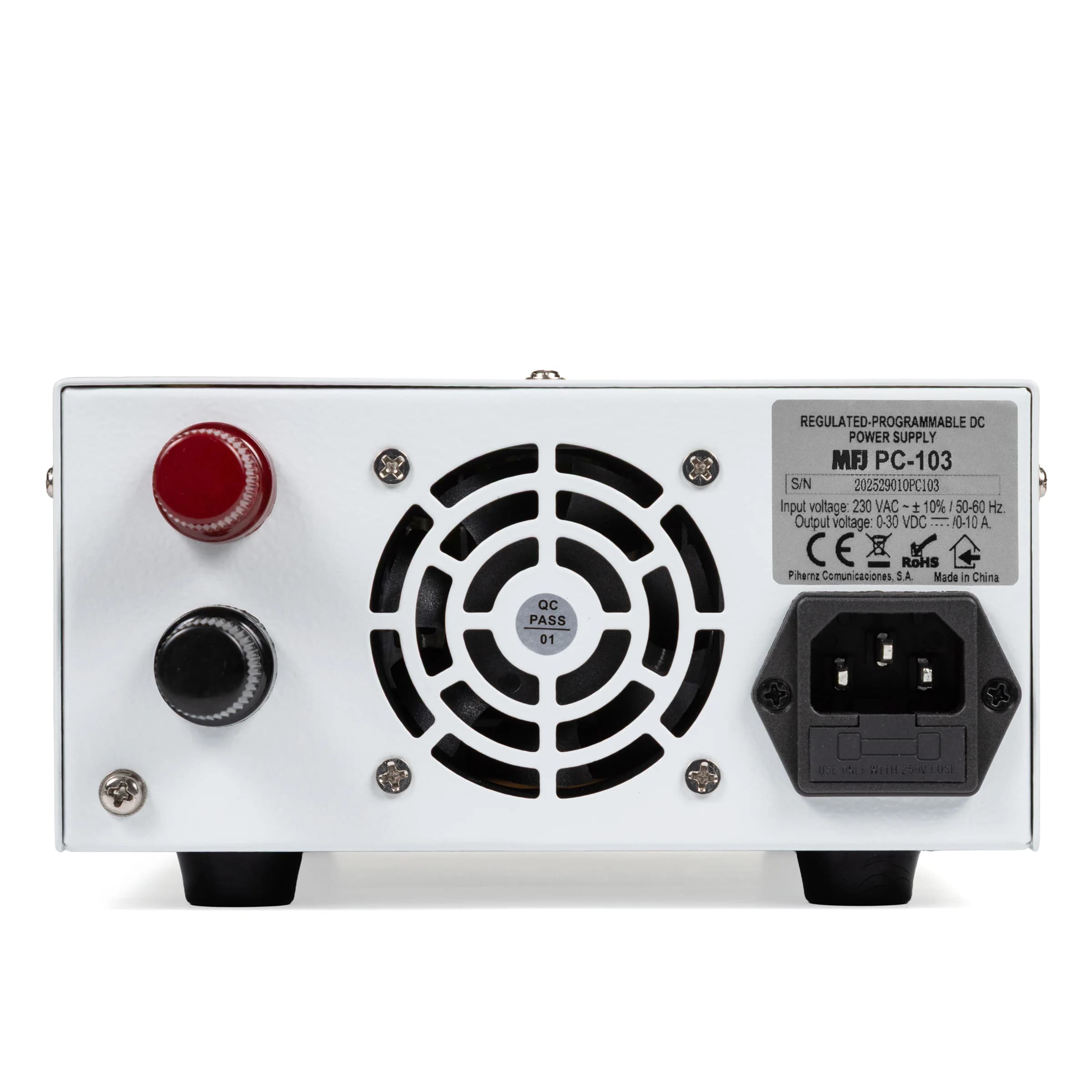 MFJ PC-103 regulowany zasilacz laboratoryjny DC 0-30V / 10A (także do CB radia, radiostacji KF, UKF itp.)