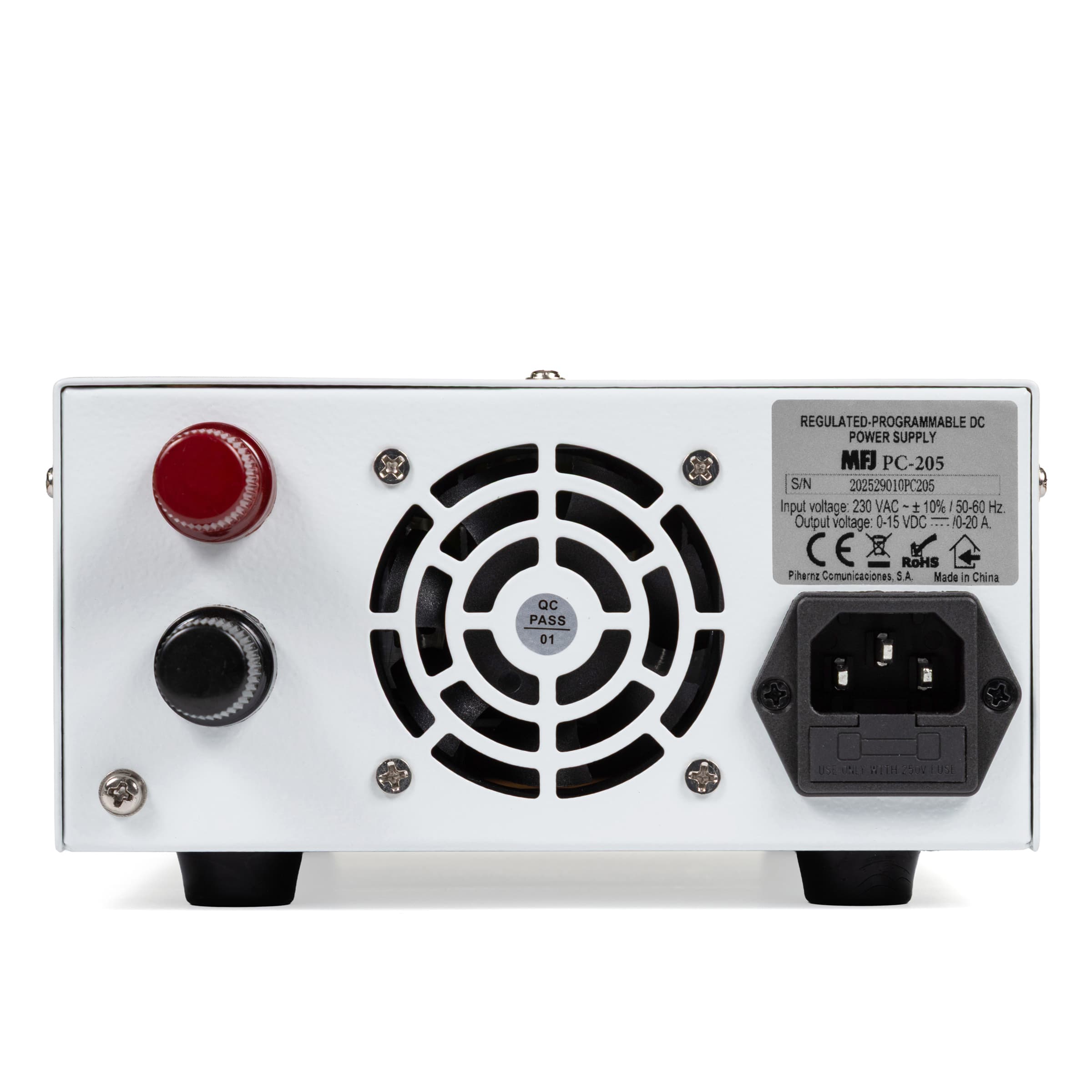 MFJ PC-205 regulowany zasilacz laboratoryjny DC 0-15V / 20A (także do CB radia, radiostacji KF, UKF itp.)