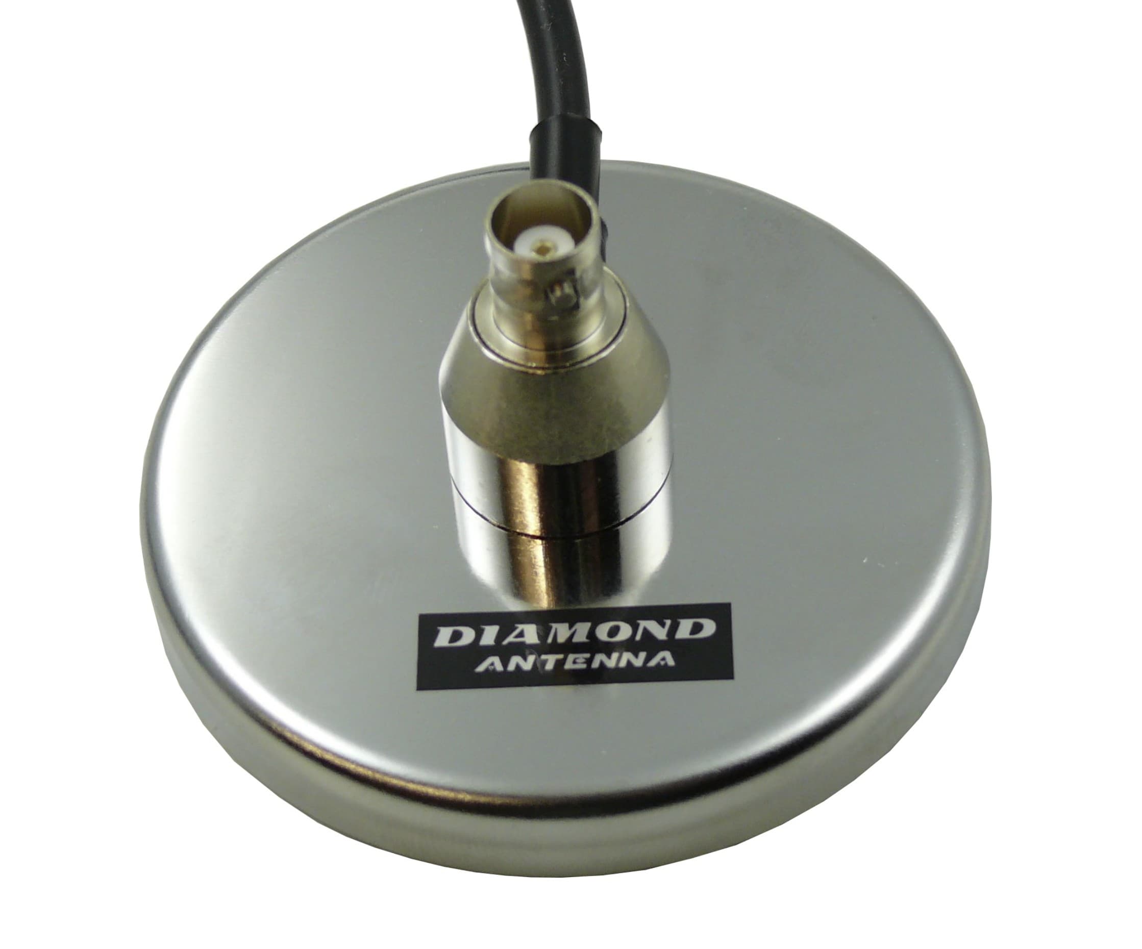 Diamond MRX podstawa magnetyczna 77mm kabel 3m wtyk BNC / magnes do anten ręcznych ze złączem BNC np. do Alan 42, Jopix CB-514, PNI HP-82, skanery Uniden