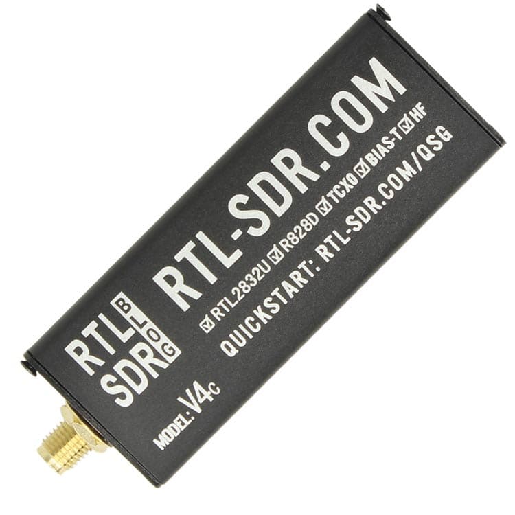 RTL-SDR RTL2832U DVB-T V4-C USB-C odbiornik SDR szerokopasmowy 500kHz - 1766MHz (100% oryginał) *najnowsza wersja z USB-C*