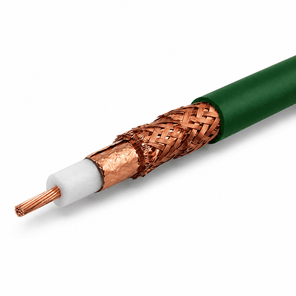 Messi Paoloni STEALTH-FLEX 7 dyskretny niskostratny przewód koncentryczny 7,3mm 50 Ohm do anten CB, KF, VHF, UHF, WLAN, LTE, skanerów, SDR itp. - lepszy od RF-7, RG-213