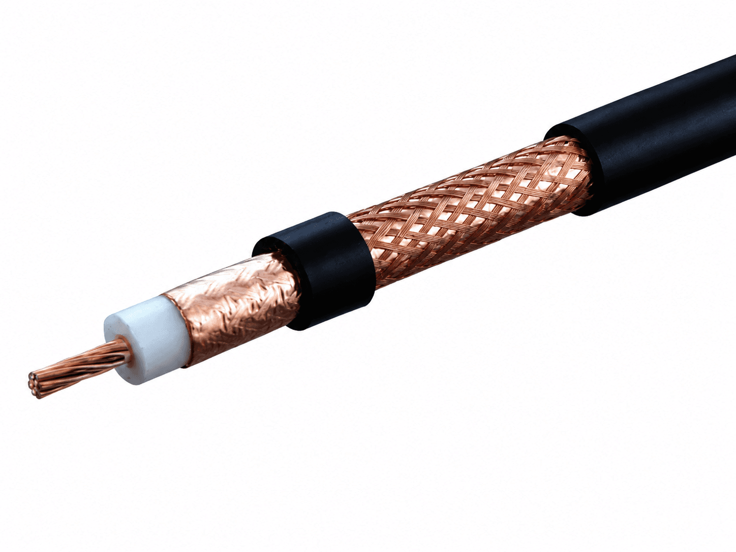 Messi Paoloni ULTRA FLEX 10 C niskostratny elastyczny przewód koncentryczny 10,3mm 50 Ohm do anten CB, KF, VHF, UHF, WLAN, LTE, skanerów, SDR itp. - lepszy od RG-213, H-1000, RF-10