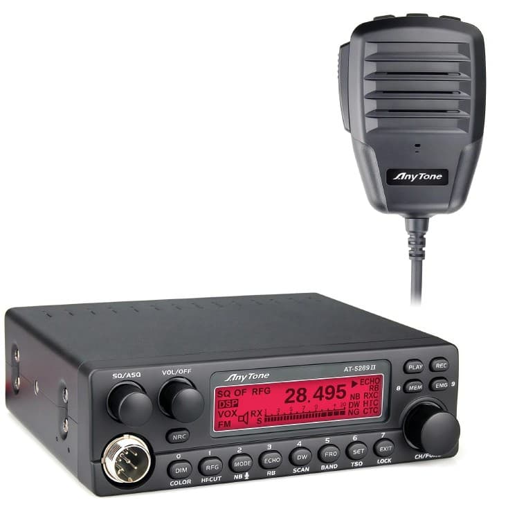 AnyTone AT-5289 II radiotelefon amatorski 10m AM/FM moc 60W