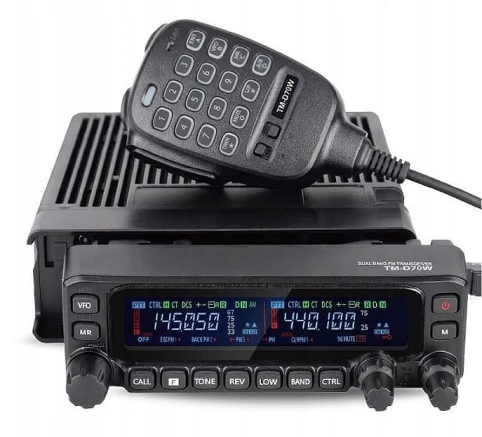 TYT TYTECH TM-D70W radio amatorskie 2m/70cm + AIRBAND - duża moc 70W - radiotelefon przewoźny duobander VHF UHF