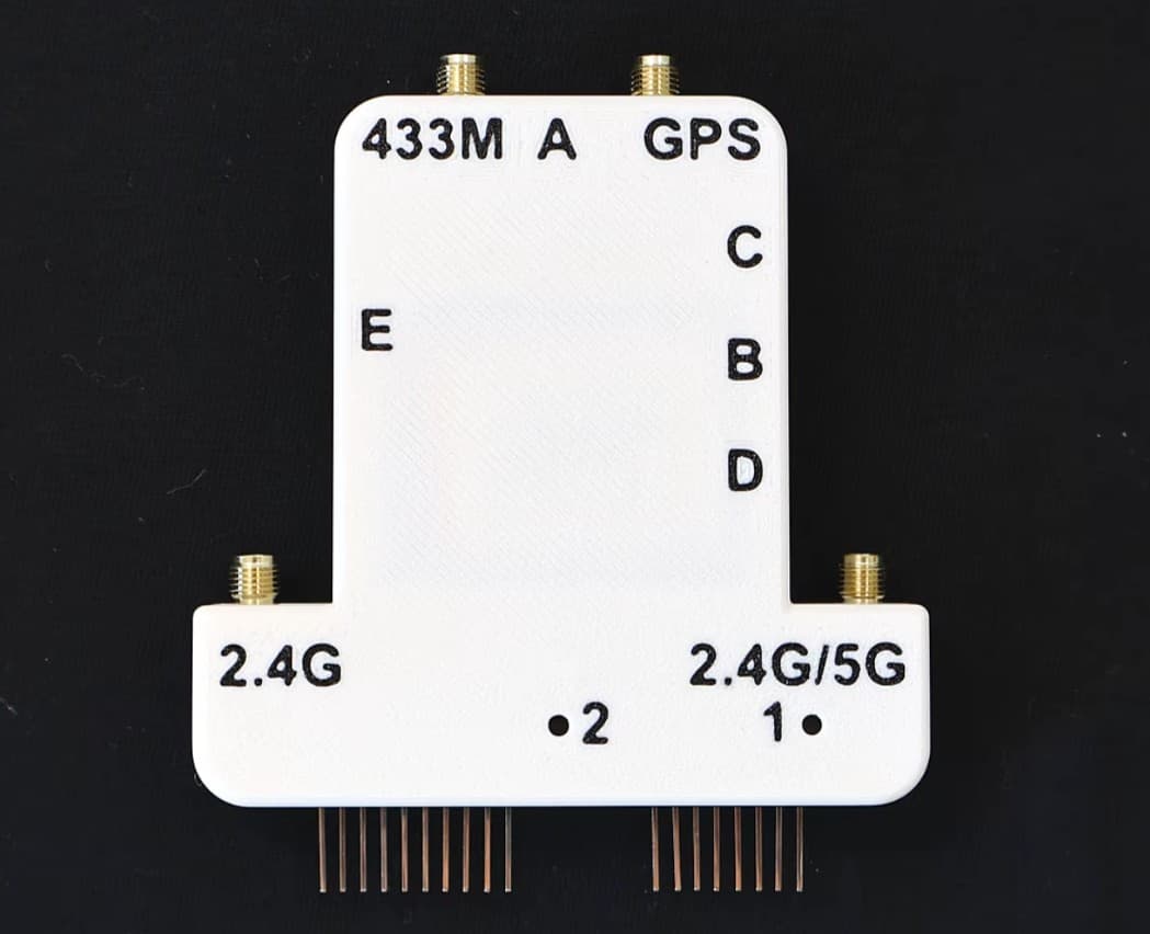 OpenSourceSDRLab moduł WiFi ESP32-C5 2.4/5GHz + 433MHz + GPS, oprogramowanie Marauder, 4 anteny - zaawansowana płytka rozszerzająca do Flipper Zero