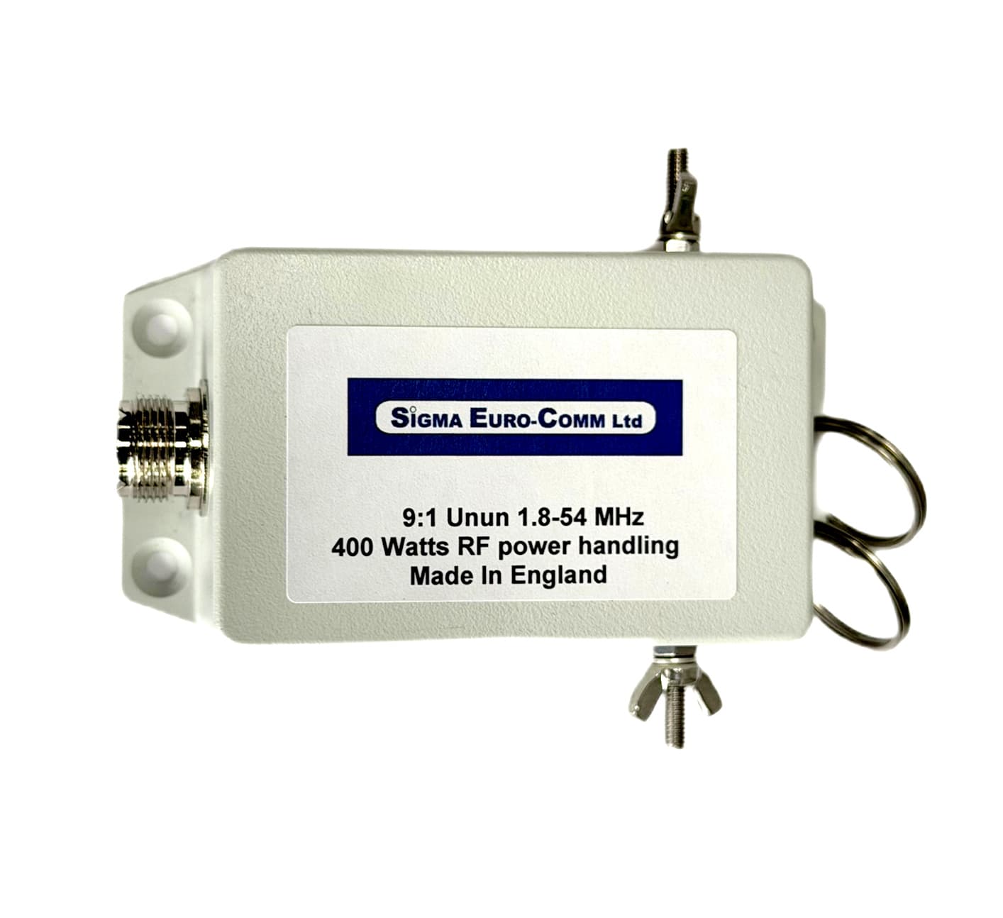 SIGMA balun 9:1 UNUN zakres 1.8-54MHz / 400W transformator antenowy do anten typu long wire