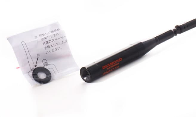 Diamond SRH779 antena teleskopowa przenośna dual band 144/430MHz (VHF/UHF), długość 16-44cm, złącze SMA-M