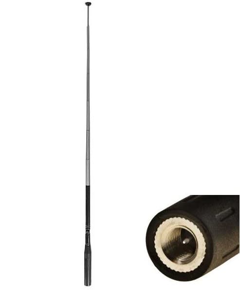 Diamond SRH779 antena teleskopowa przenośna dual band 144/430MHz (VHF/UHF), długość 16-44cm, złącze SMA-M