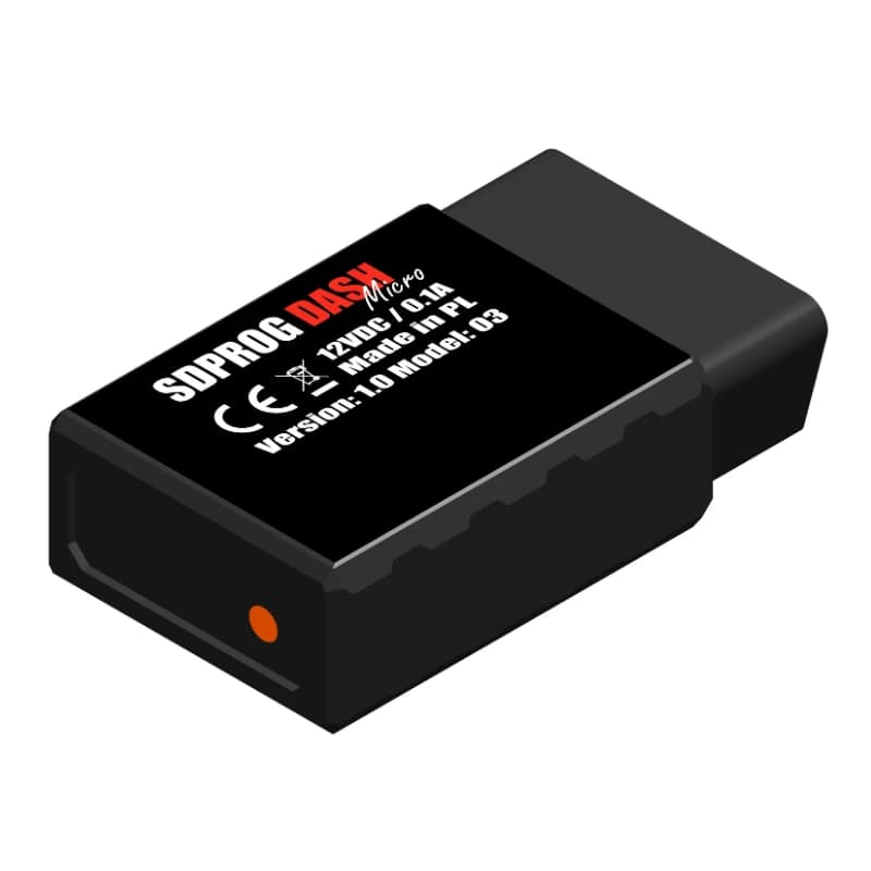 SDPROG DASH Micro O3 kompaktowy monitor filtra DPF FAP GPF do aut marki Opel