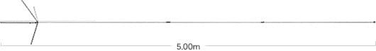 Diamond X7000 antena pionowa 2m/70cm/23cm długość 500cm (oryginał Diamond X-7000)