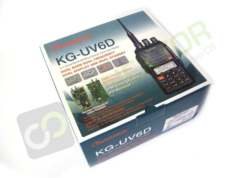 Wouxun KG-UV6D EXPORT duobander VHF/UHF rozblokowany 136-174MHz 400-500MHz