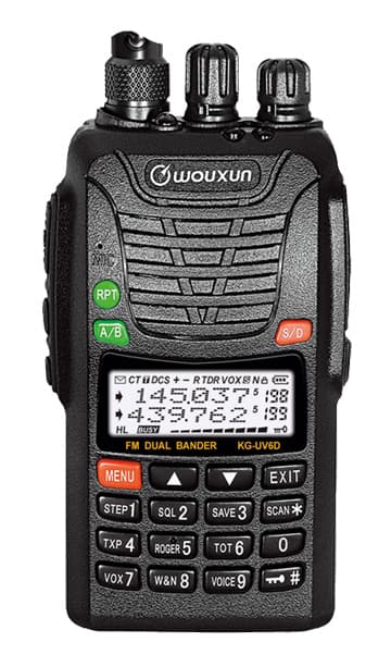 Wouxun KG-UV6D EXPORT duobander VHF/UHF rozblokowany 136-174MHz 400-500MHz