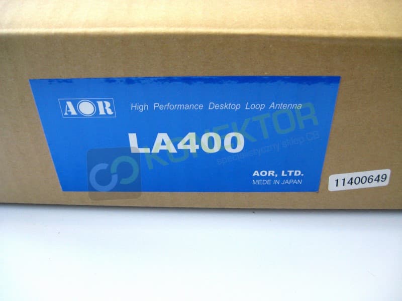 AOR LA-400 pętlowa antena magnetyczna do odbiorników 0-500MHz MADE IN JAPAN