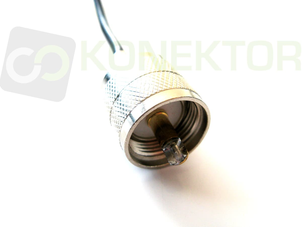 TEAM TORNADO MAG dł. 45cm Dyskretna antena VHF/UHF na podstawie magnetycznej (144/430MHz)