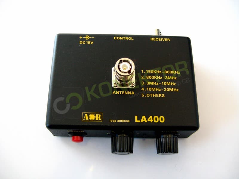AOR LA-400 pętlowa antena magnetyczna do odbiorników 0-500MHz MADE IN JAPAN