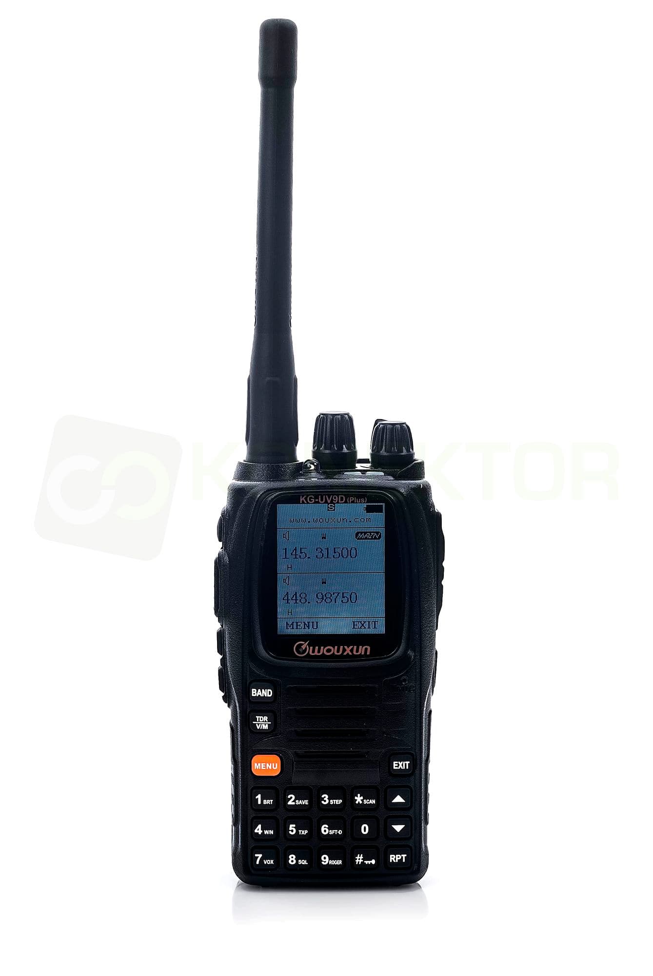 Wouxun KG-UV9D Plus - duobander VHF/UHF (136-174MHz/400-512MHz) + odbiornik 7-pasmowy (76-985MHz) m.in. AIRBAND