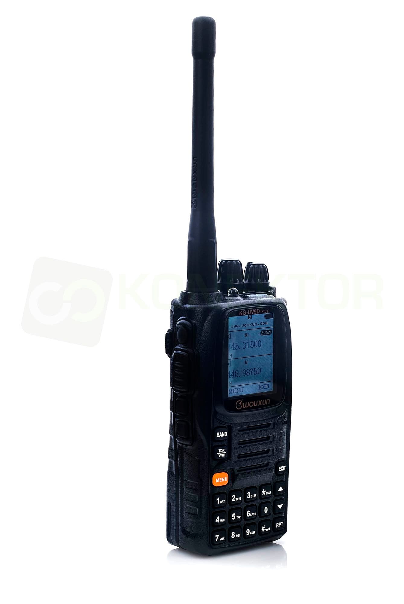 Wouxun KG-UV9D Plus - duobander VHF/UHF (136-174MHz/400-512MHz) + odbiornik 7-pasmowy (76-985MHz) m.in. AIRBAND