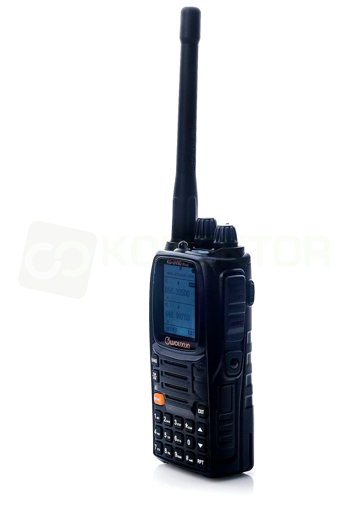 Wouxun KG-UV9D Plus - duobander VHF/UHF (136-174MHz/400-512MHz) + odbiornik 7-pasmowy (76-985MHz) m.in. AIRBAND