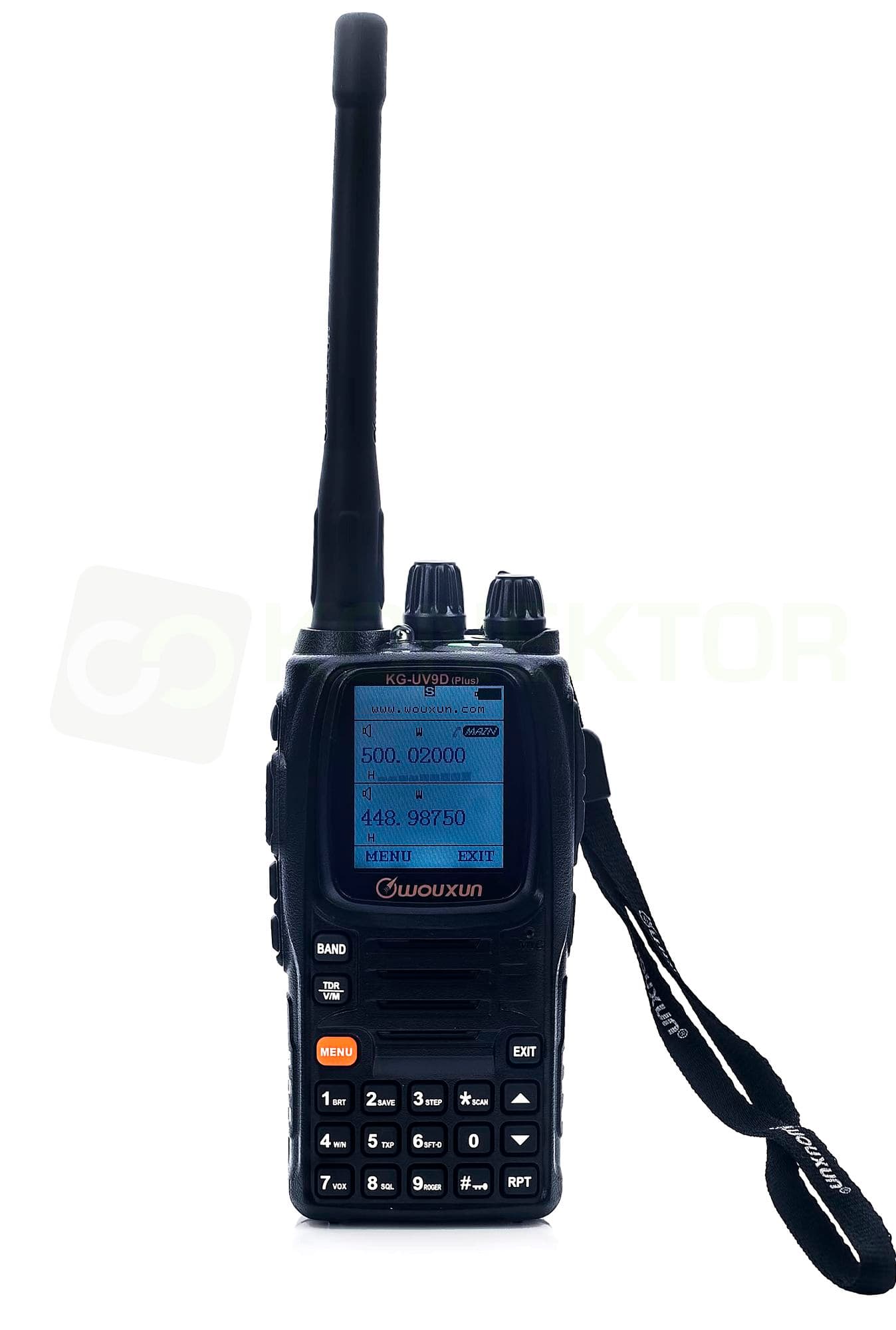 Wouxun KG-UV9D Plus - duobander VHF/UHF (136-174MHz/400-512MHz) + odbiornik 7-pasmowy (76-985MHz) m.in. AIRBAND