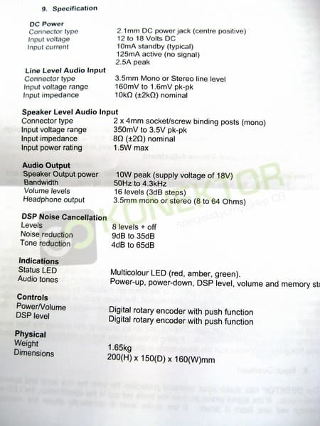 Głośnik zewnętrzny z DSP BHI DESKTOP MK2 - stacjonarny 10W - najwyższy model - cyfrowa obróbka sygnału