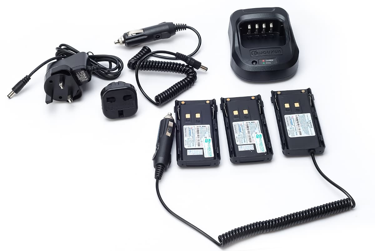 Wouxun KG-UV9K Pro Pack radiotelefon VHF/UHF + skaner 7-pasmowy 76-985MHz, pasmo lotnicze (następca KG-UV9D)