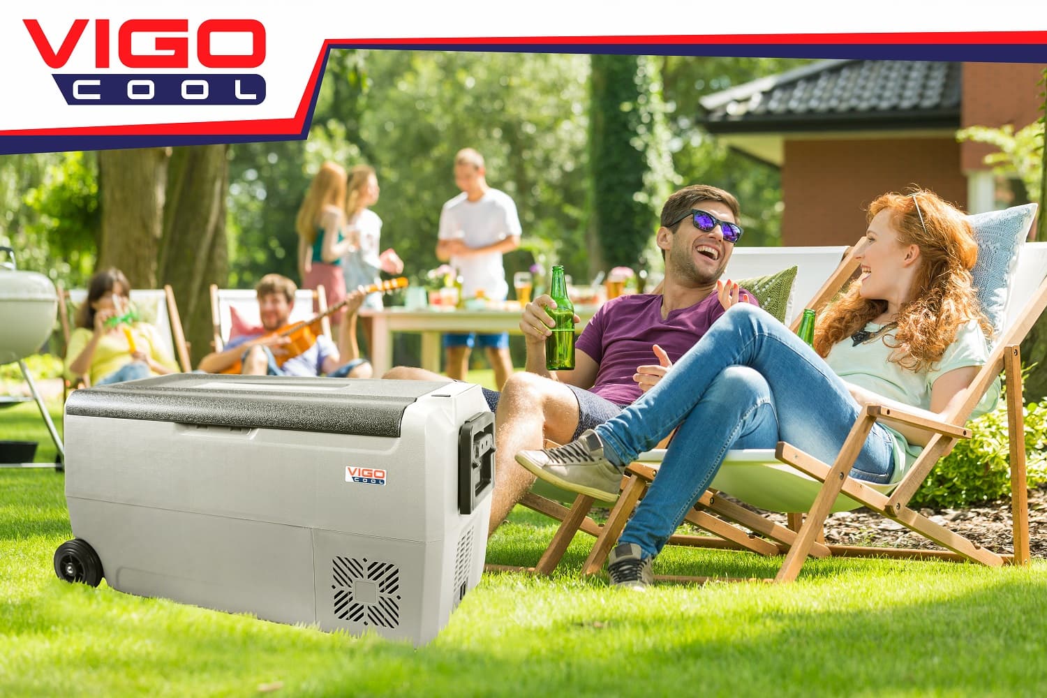 Lodówka samochodowa 36L + zamrażarka ze sprężarką 12V 24 V 230V KOMPRESOR (dwie komory, sterowanie bluetooth)