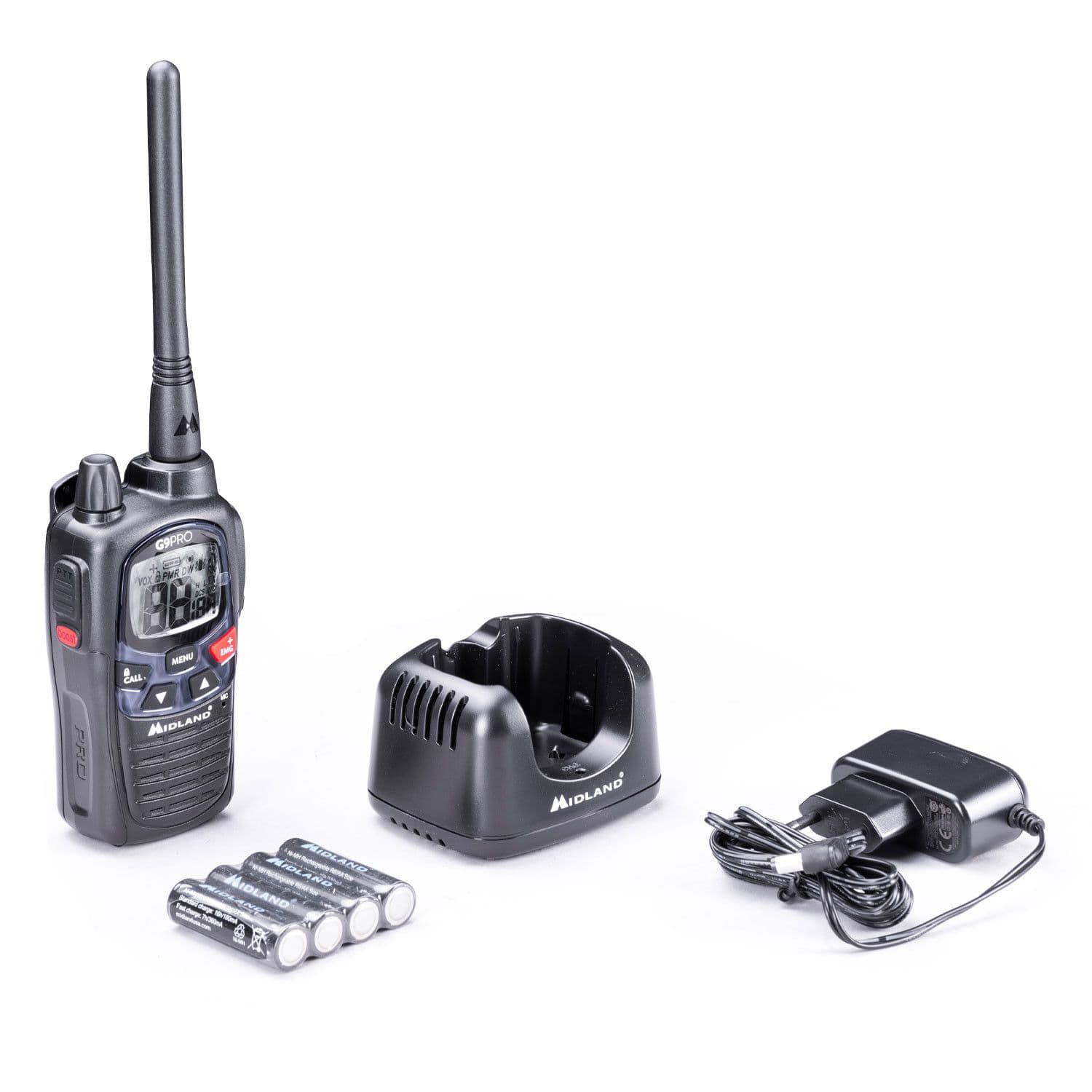 Midland G9 PRO wersja EXPORT 5W krótkofalówka PMR (walkie talkie 16 kanałów)