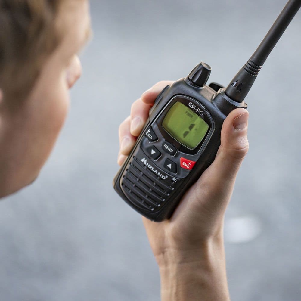 Midland G9 PRO wersja EXPORT 5W krótkofalówka PMR (walkie talkie 16 kanałów)