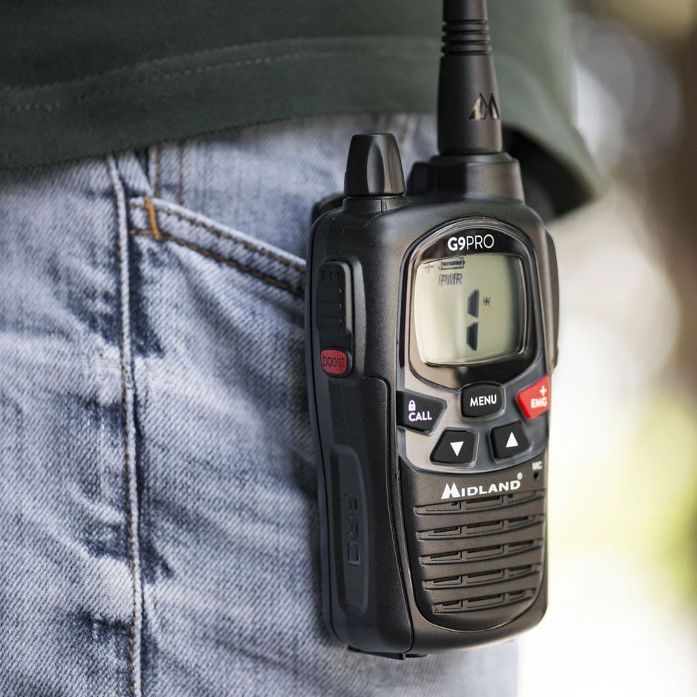 Midland G9 PRO wersja EXPORT 5W krótkofalówka PMR (walkie talkie 16 kanałów)