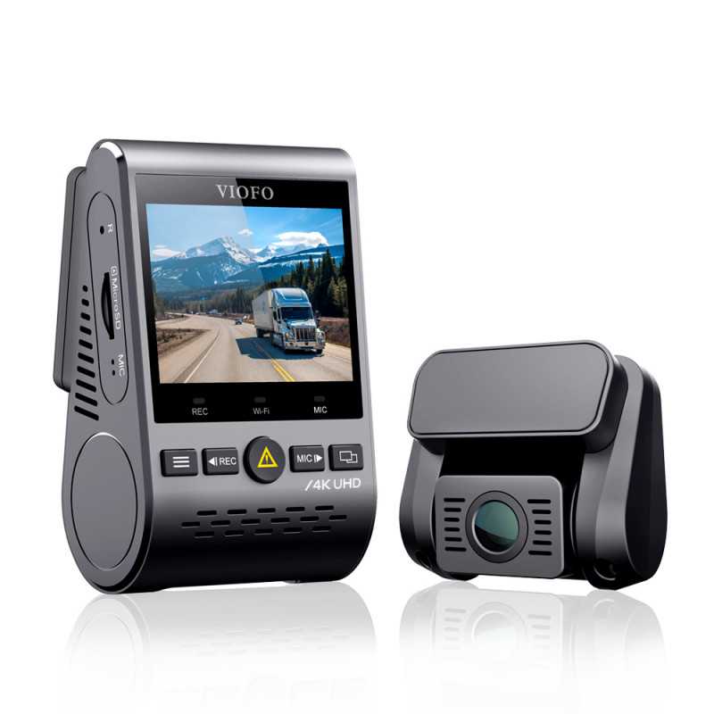 Viofo A129 PRO Duo-G dyskretna kamera samochodowa przód 4K + tył Full HD GPS, Sony Starvis, G-sensor, mikrofon, Wi-Fi, BT - Łódź, Zbąszyńska 2