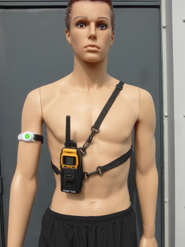 CRT H2 pokrowiec materiałowy + uprząż do krótkofalówek, skanerów, PMR itp. (np. Baofeng, Wouxun, Icom, Motorola, Uniden, Midland)