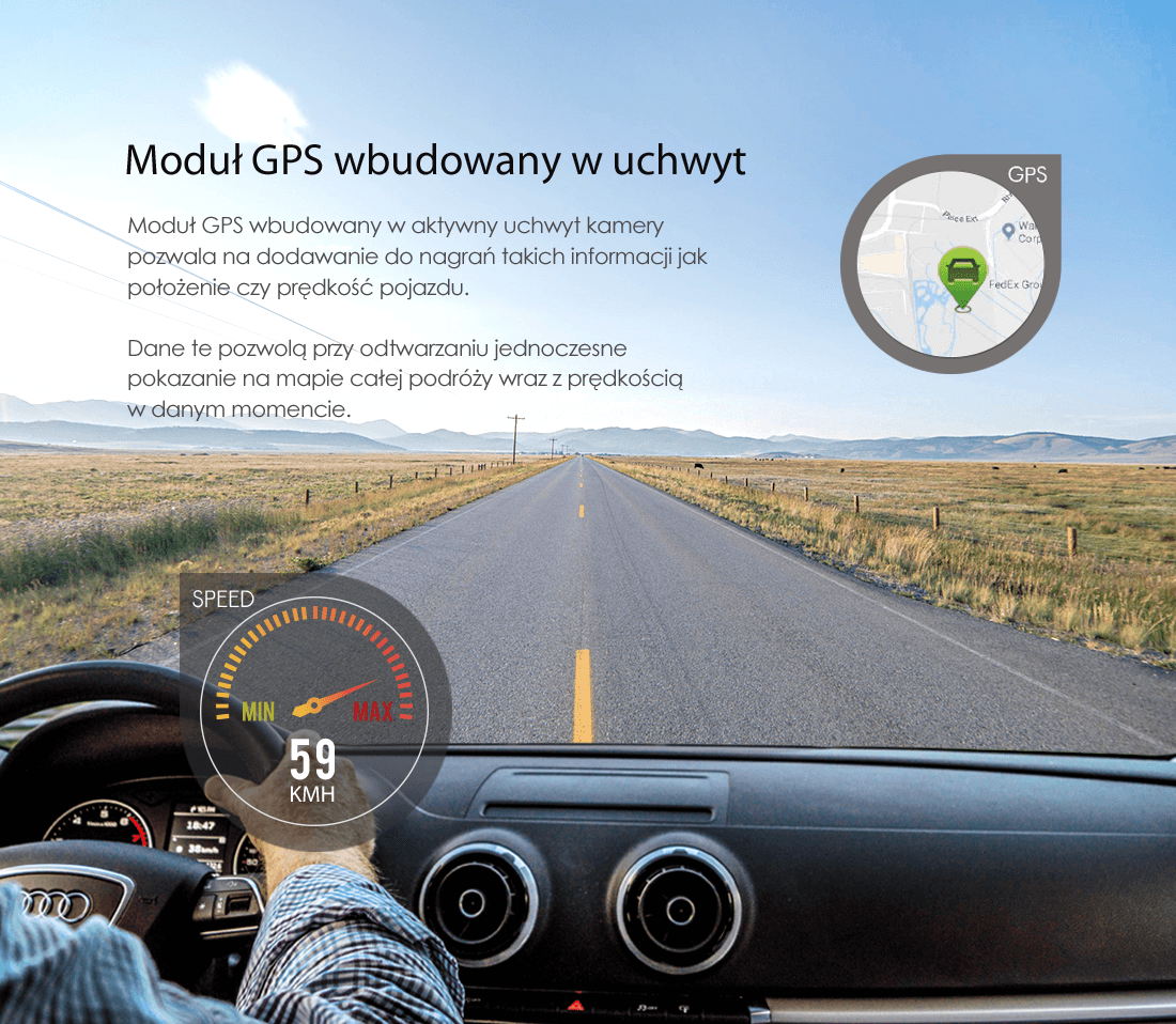 Viofo A129 PRO Duo-G dyskretna kamera samochodowa przód 4K + tył Full HD GPS, Sony Starvis, G-sensor, mikrofon, Wi-Fi, BT - Łódź, Zbąszyńska 2