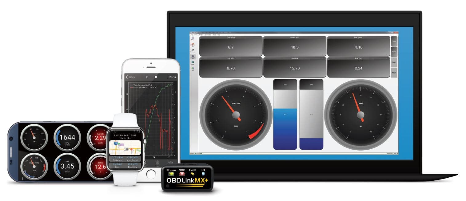 OBDLink MX+ najlepszy interfejs diagnostyczny OBD-2 bluetooth dla Android/iOS/Windows PC np. do BMW, Tesla, Ford, GM, Jeep, Toyota, Lexus