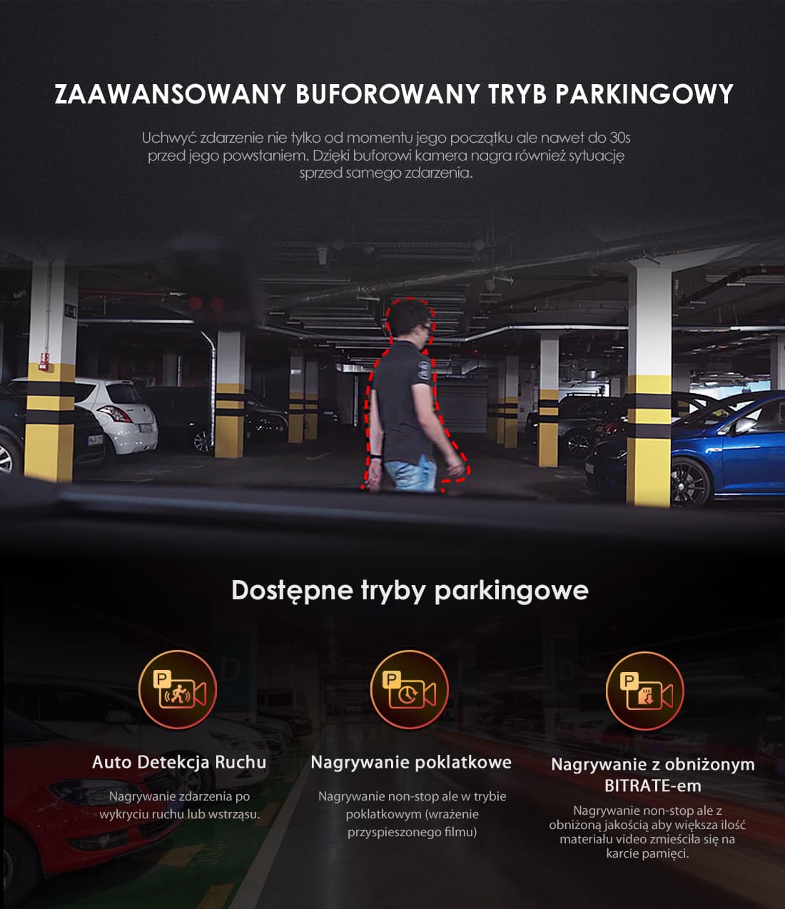Viofo A129 PRO Duo-G dyskretna kamera samochodowa przód 4K + tył Full HD GPS, Sony Starvis, G-sensor, mikrofon, Wi-Fi, BT - Łódź, Zbąszyńska 2