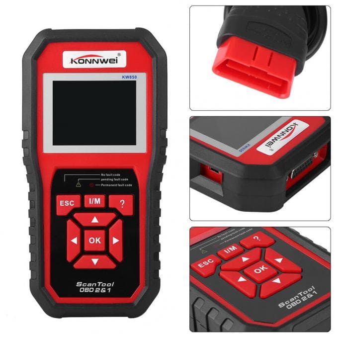 KONNWEI KW850 skaner diagnostyczny OBD-2 - odczyt i kasowanie błędów komputera - uniwersalny do wszystkich marek aut - Łódź, Zbąszyńska 2