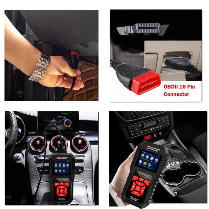 KONNWEI KW850 skaner diagnostyczny OBD-2 - odczyt i kasowanie błędów komputera - uniwersalny do wszystkich marek aut - Łódź, Zbąszyńska 2
