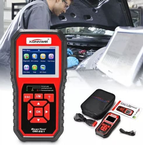 KONNWEI KW850 skaner diagnostyczny OBD-2 - odczyt i kasowanie błędów komputera - uniwersalny do wszystkich marek aut - Łódź, Zbąszyńska 2